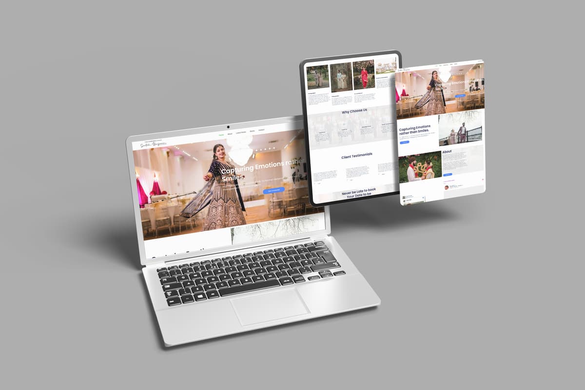 Timeless Wedding Website Development artwork