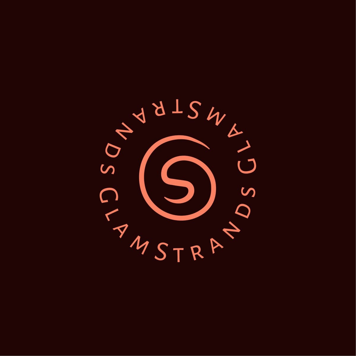Glam Strands Branding artwork