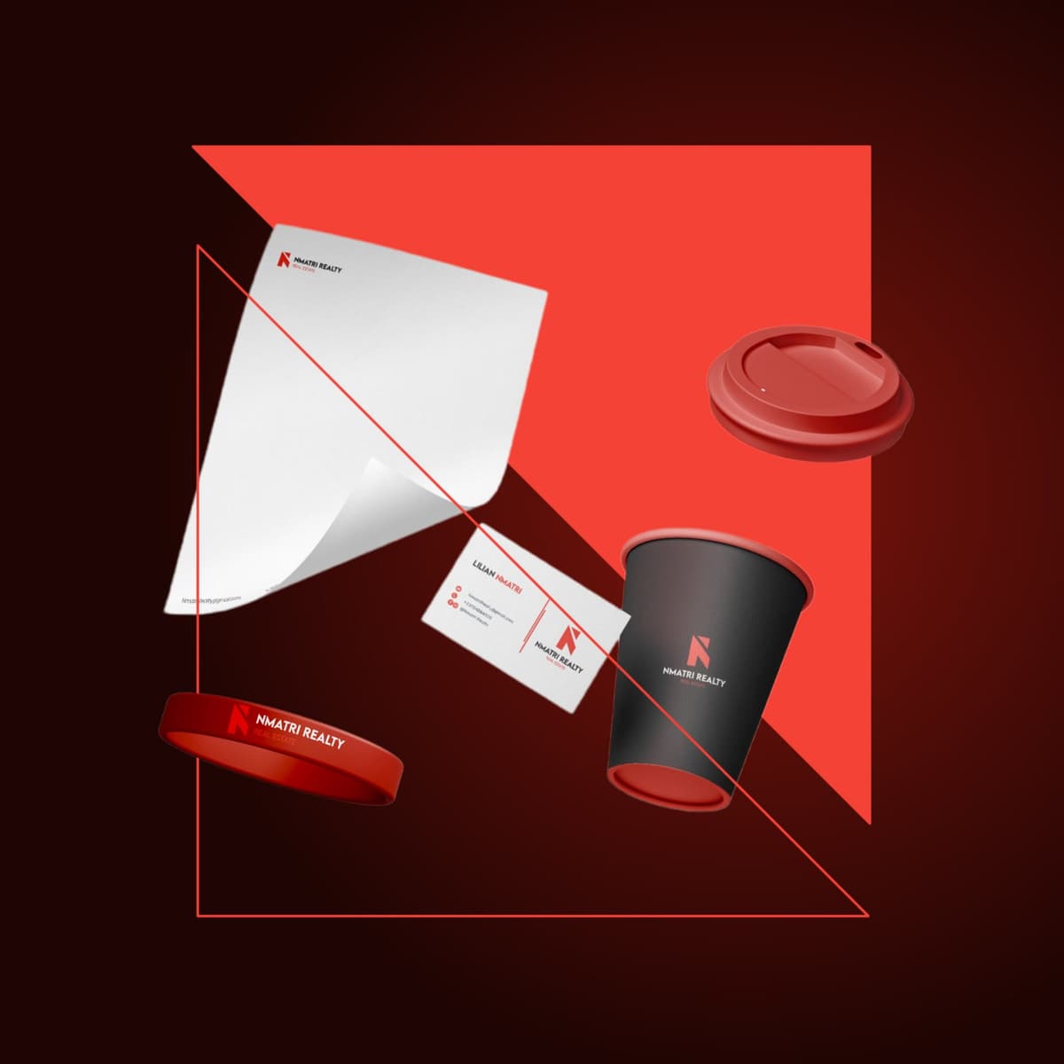 Nmatri Reality Brand Identity artwork