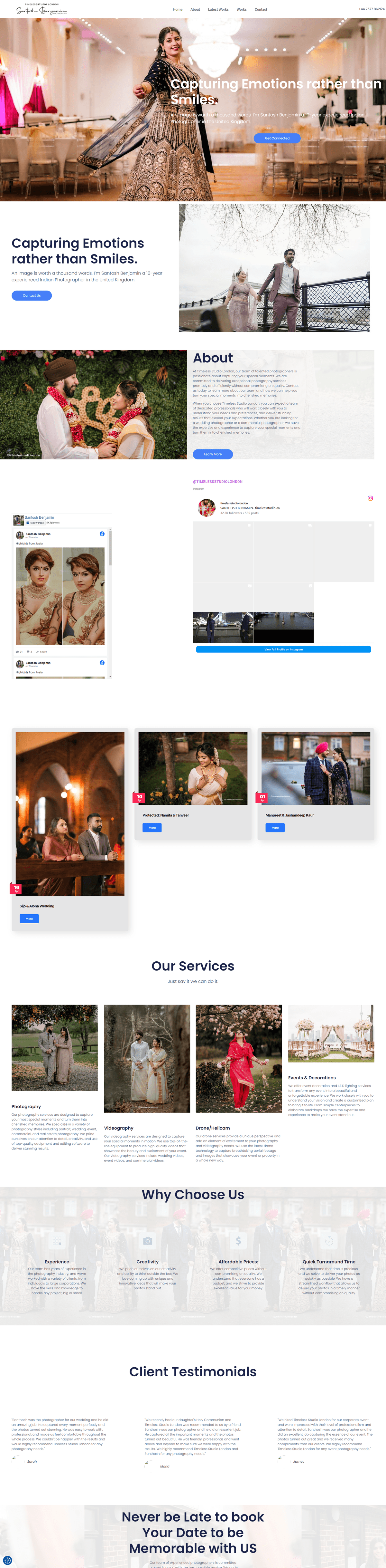 Timeless Wedding Website Development artwork