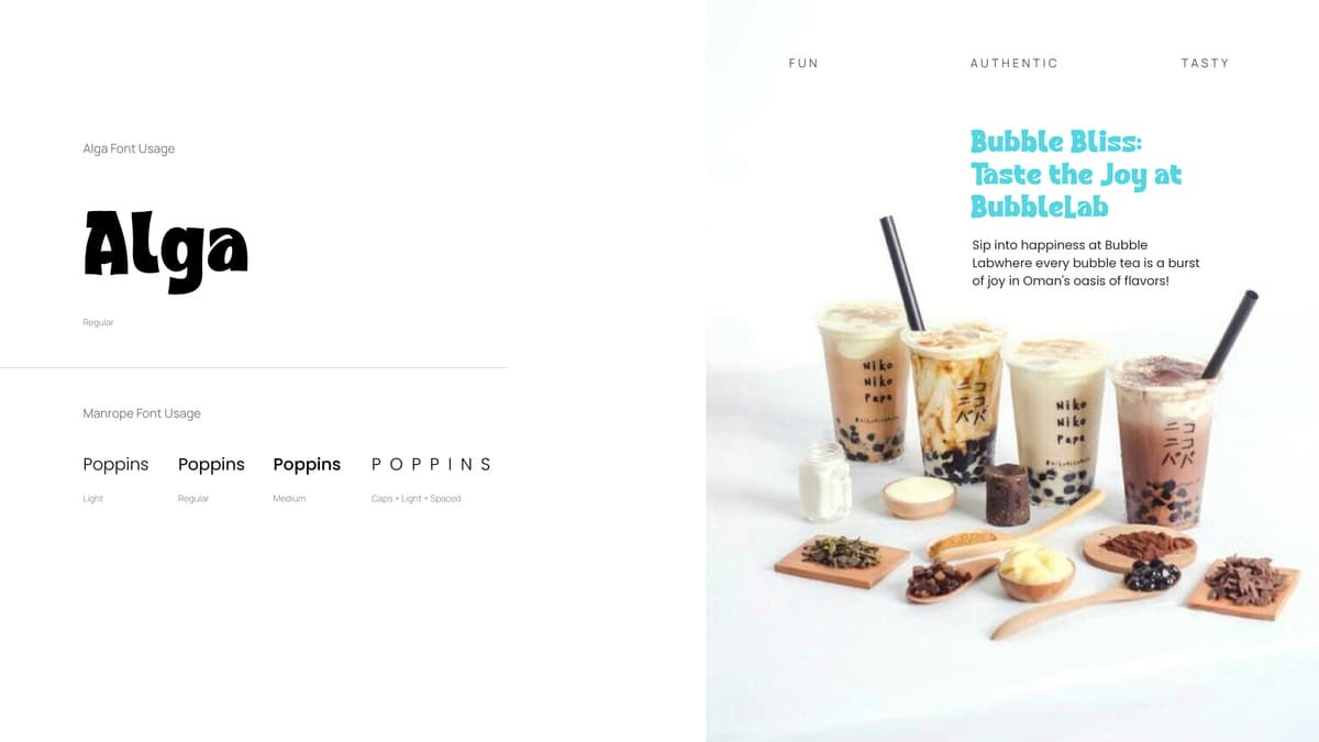 Bubble Lab Brand Identity artwork