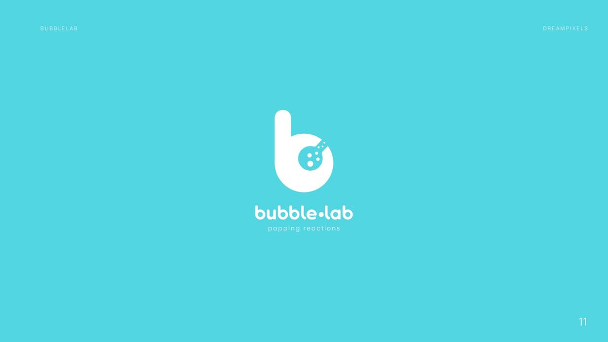 Bubble Lab Brand Identity artwork