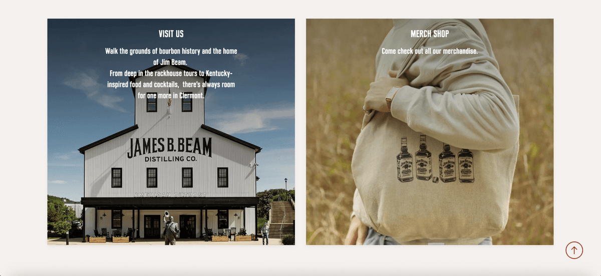 Jim Beam – Website Development artwork