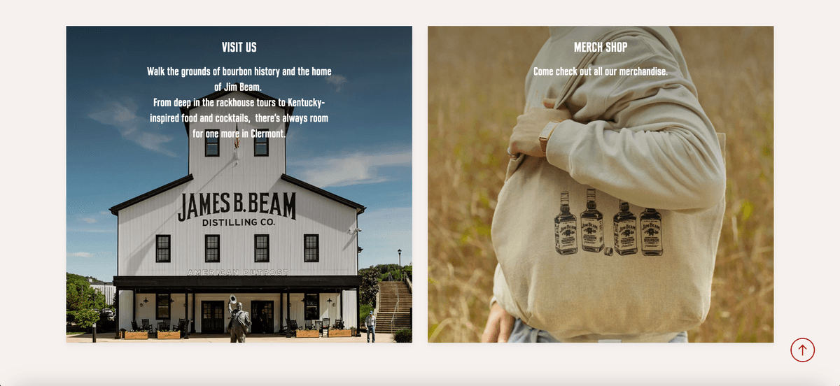 Jim Beam – Website Development artwork