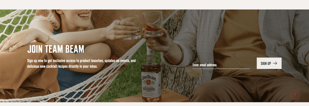 Jim Beam – Website Development artwork