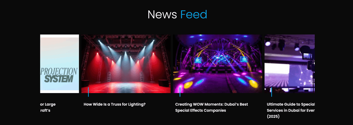 SOUNDKRAFT – Event Technology & AV Solutions Website artwork
