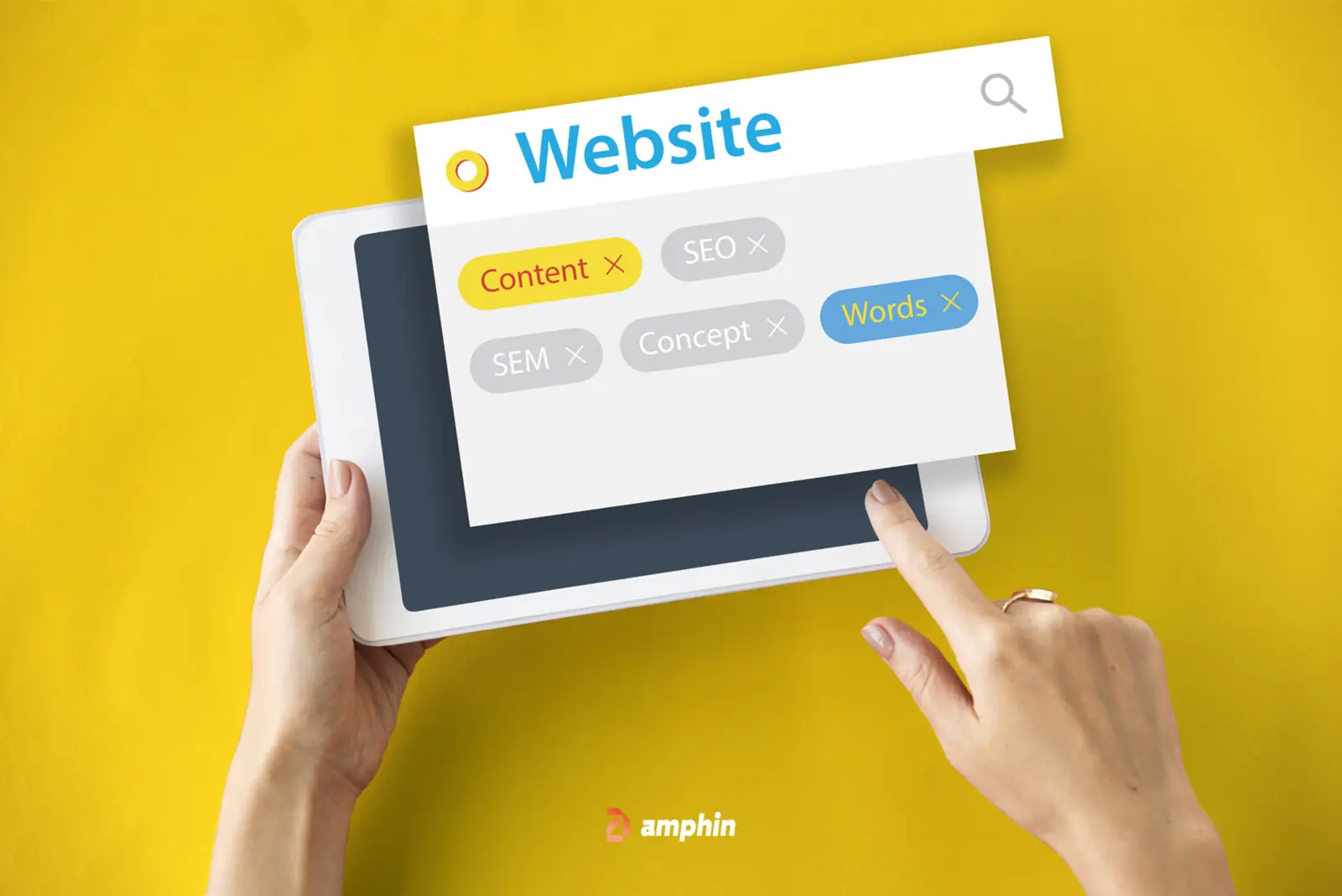 One page Website in Abu Dhabi: Amphin